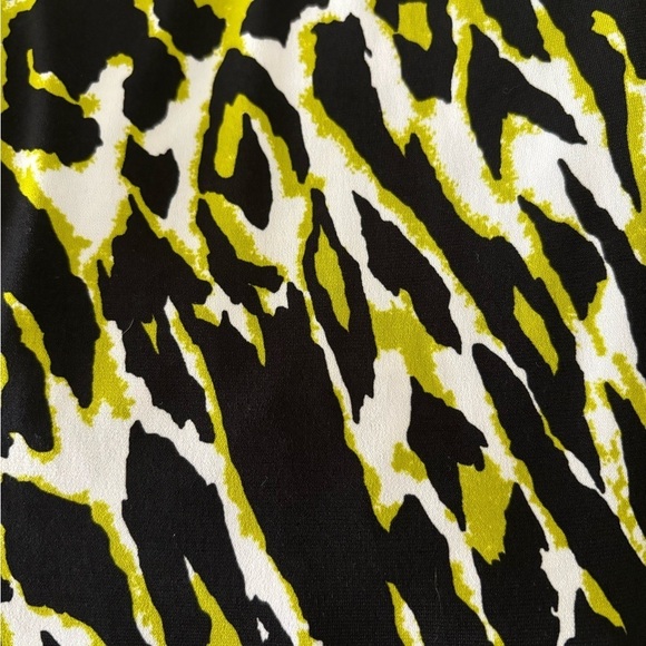 Premise palazzo wide leg‎ pants tiger stripe black white green size XL - Picture 3 of 4